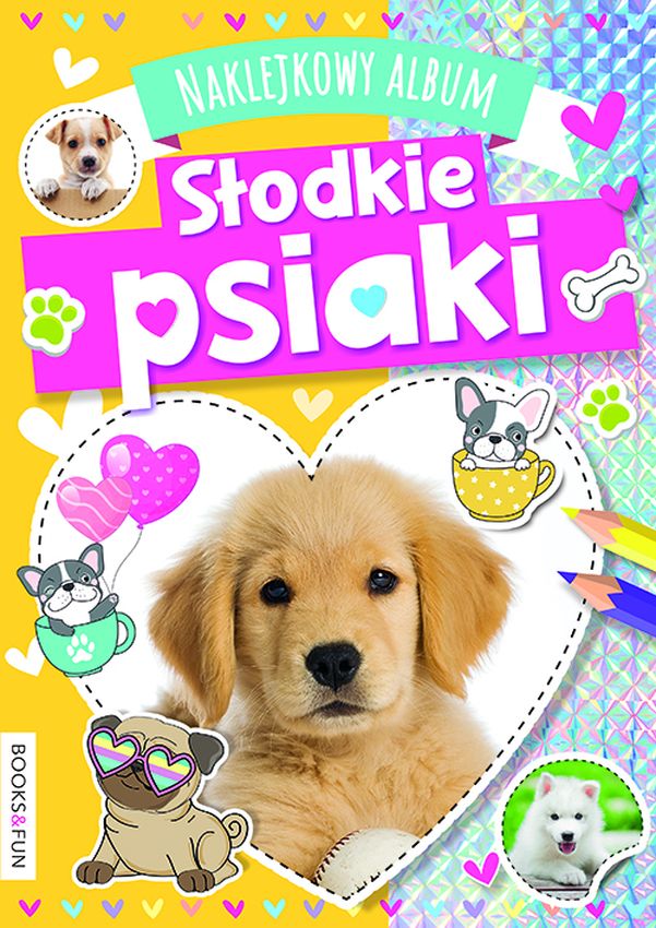 Naklejkowy album Słodkie psiaki