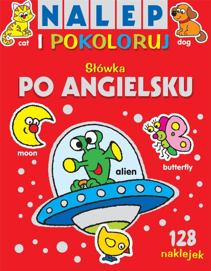 Nalep i pokoloruj Słówka po angielsku