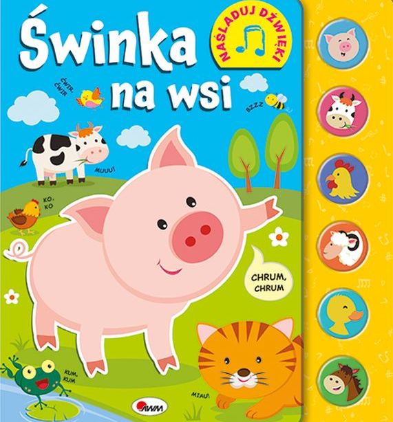 Naśladuj dźwięki Świnka na wsi