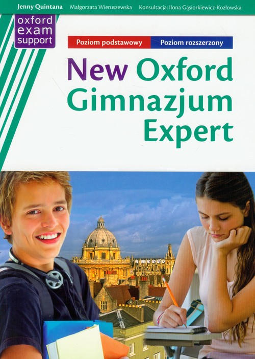 New Oxford gimnazjum Expert podręcznik z repetytorium z ćwiczeniami z płytą CD Poziom podstawowy i r