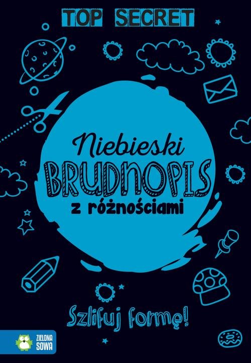 Niebieski Brudnopis z różnościami