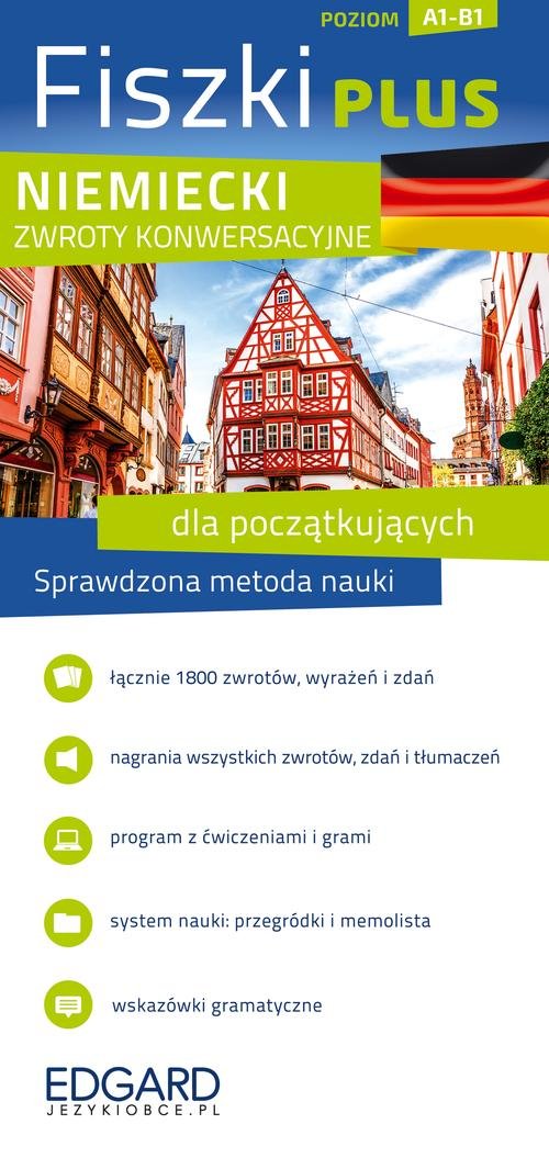 Fiszki Plus. Niemiecki. Zwroty konwersacyjne dla początkujących