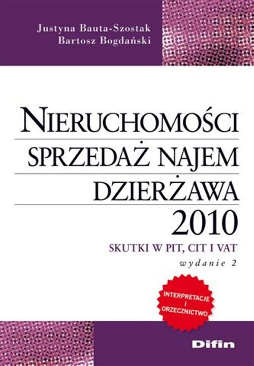 Nieruchomości Sprzedaż najem dzierżawa 2010