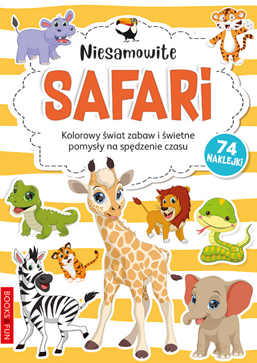 Niesamowite Safari Kolorowanka
