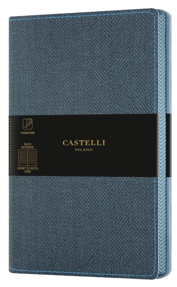 Notatnik Castelli Harris Blue 13x21 linia