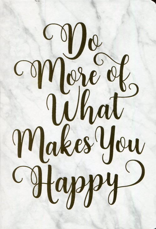 Notatnik mini Rób Co Cię uszczęsliwia