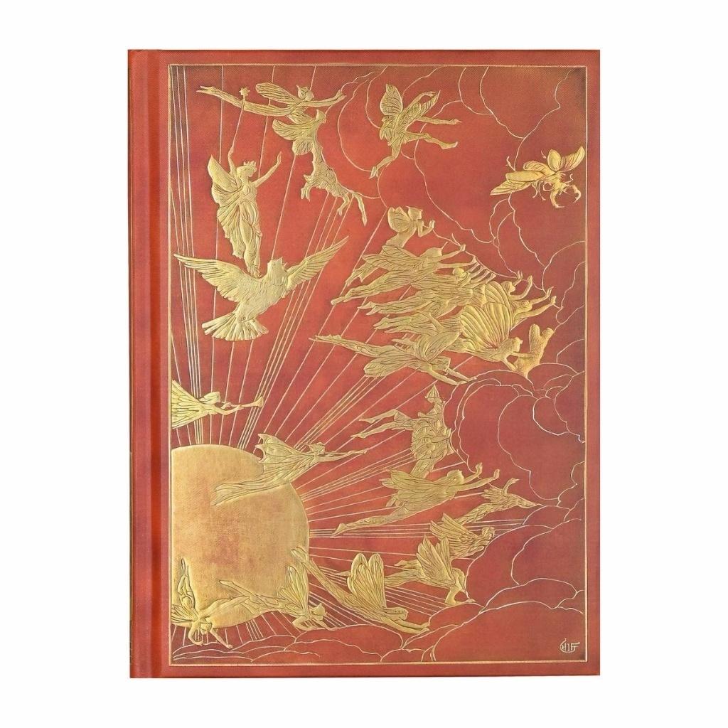 Notatnik Szyty Pomarańczowa Księga Peter Pauper Press