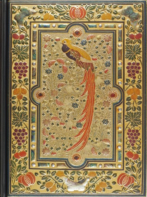 Notatnik szyty w linie Rajski ptak