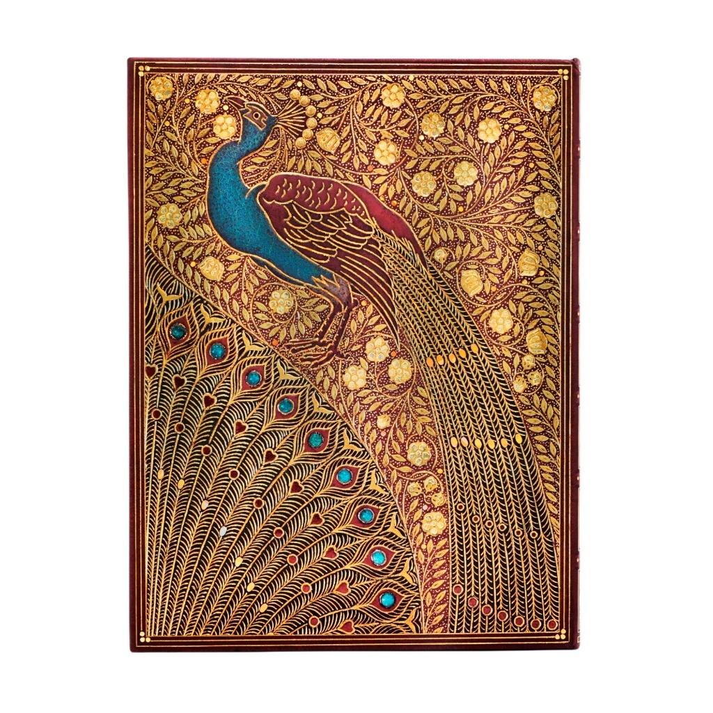 Notatnik w linie Paperblanks Hafiz's Peacocks Ultra