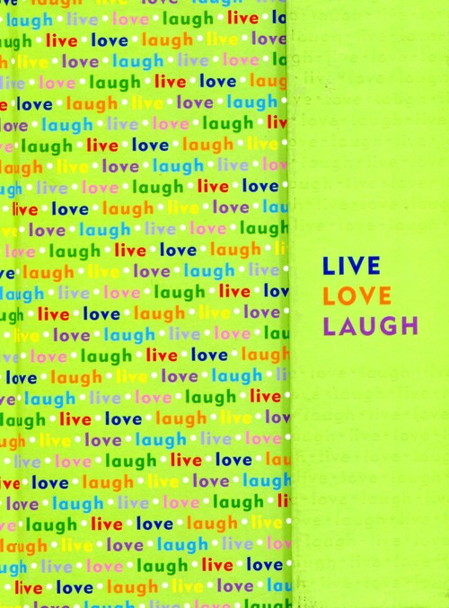 Notatnik Zamykany Żyj  Kochaj Śmiej Się