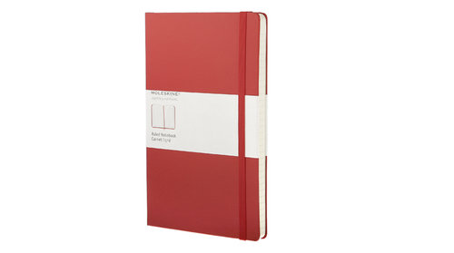 Notes L Moleskine Classic w linie czerwony