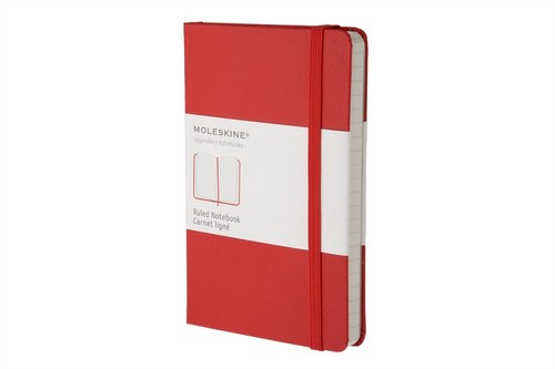 Notes P Moleskine Classic w linie czerwony