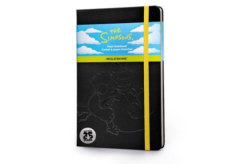 Notes P Moleskine Simpsonowie gładki czarny