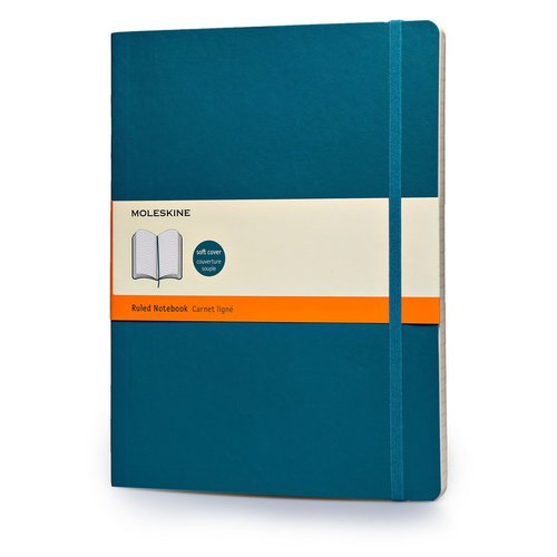 Notes XL Moleskine w linie morski