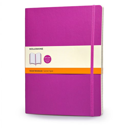 Notes XL Moleskine w linie orchidea