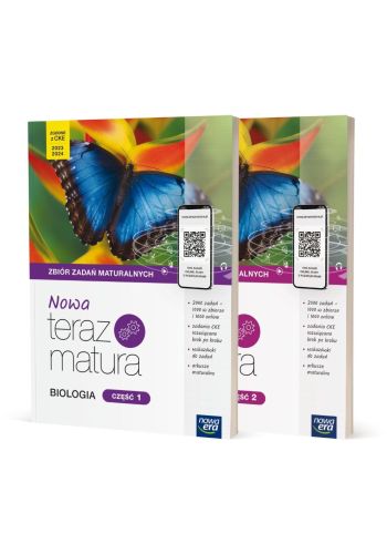 Nowa Teraz Matura 2023 Biologia Część 1-2 Zbiór zadań maturalnych