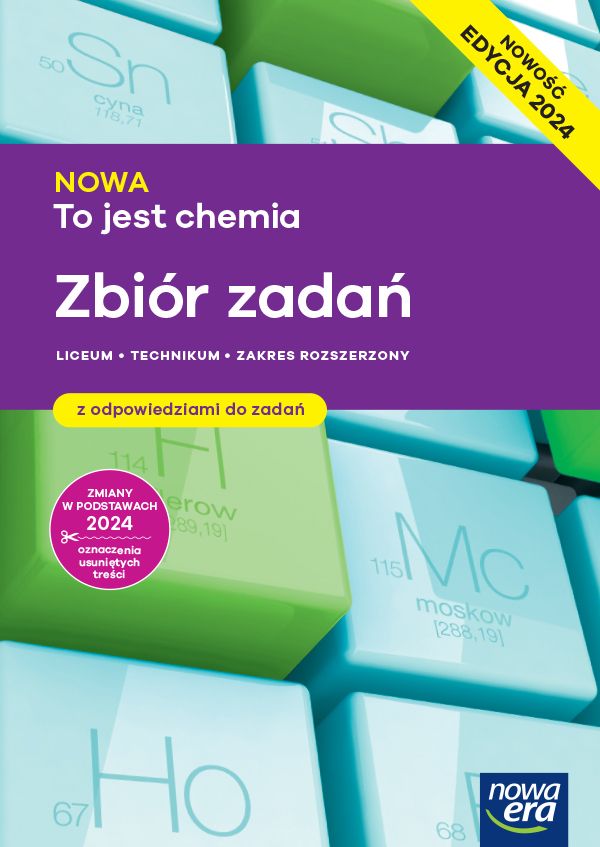 Nowa To jest chemia 1-4 Zbiór zadań Zakres rozszerzony Edycja 2024