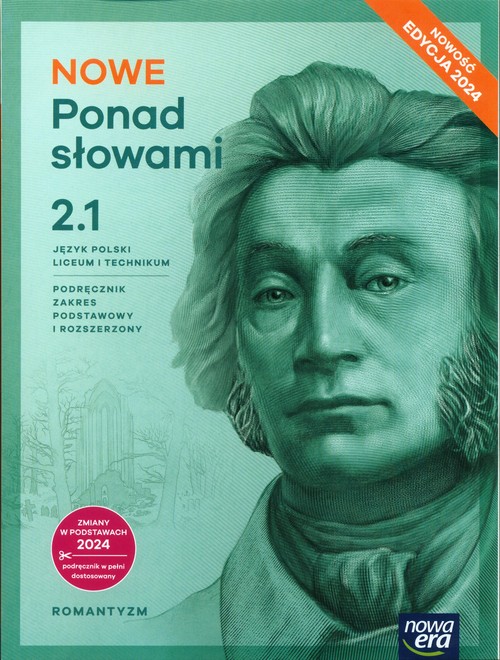 NOWE Ponad słowami 2 Część 1 Język polski Podręcznik Zakres podstawowy i rozszerzony
