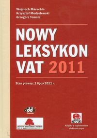 Nowy Leksykon VAT 2011 z suplementem elektronicznym