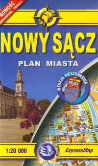 Nowy Sącz plan miasta 1:20 000