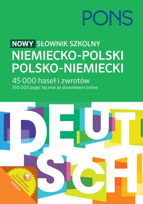 Nowy słownik szkolny niemiecko-polski, polsko-niemiecki