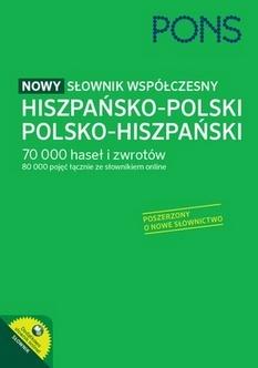 Nowy słownik współczesny hiszpańsko-polski, polsko-hiszpański PONS 70 000 haseł i zwrotów
