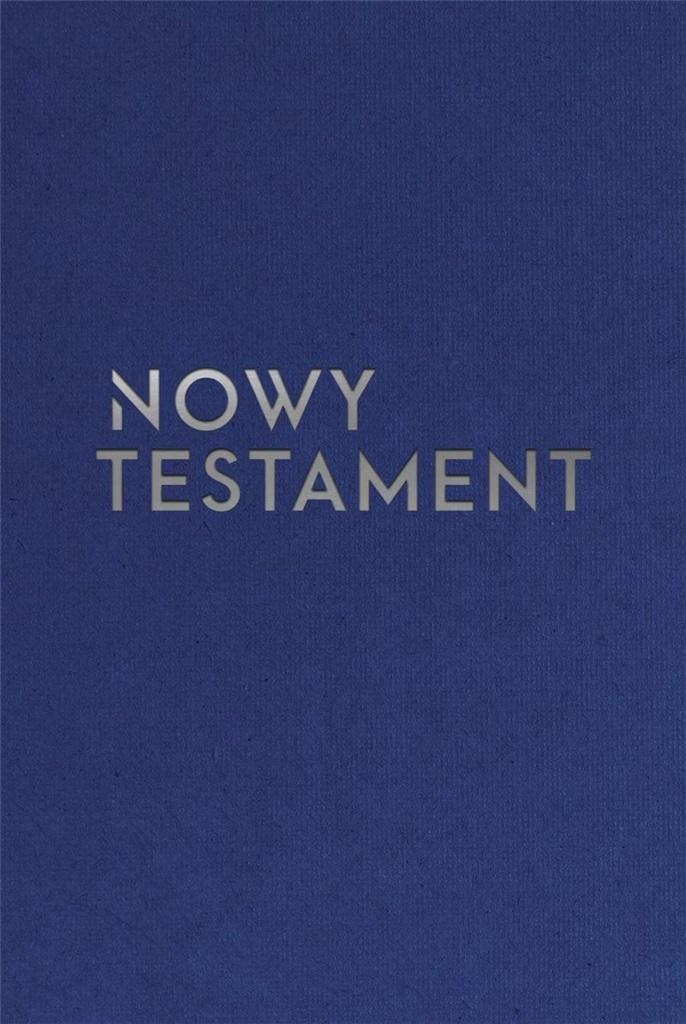 Nowy Testament z paginatorami wersja srebrna