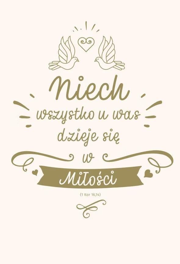 NT z infografikami B5 złota tł. Ślub