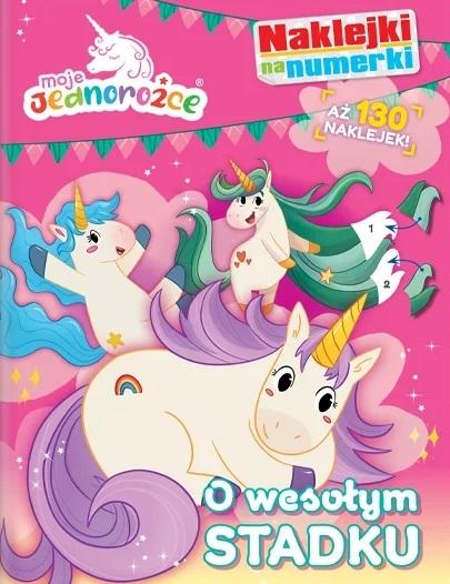 O wesołym stadku. Moje Jednorożce Naklejki na numerki. Część 1