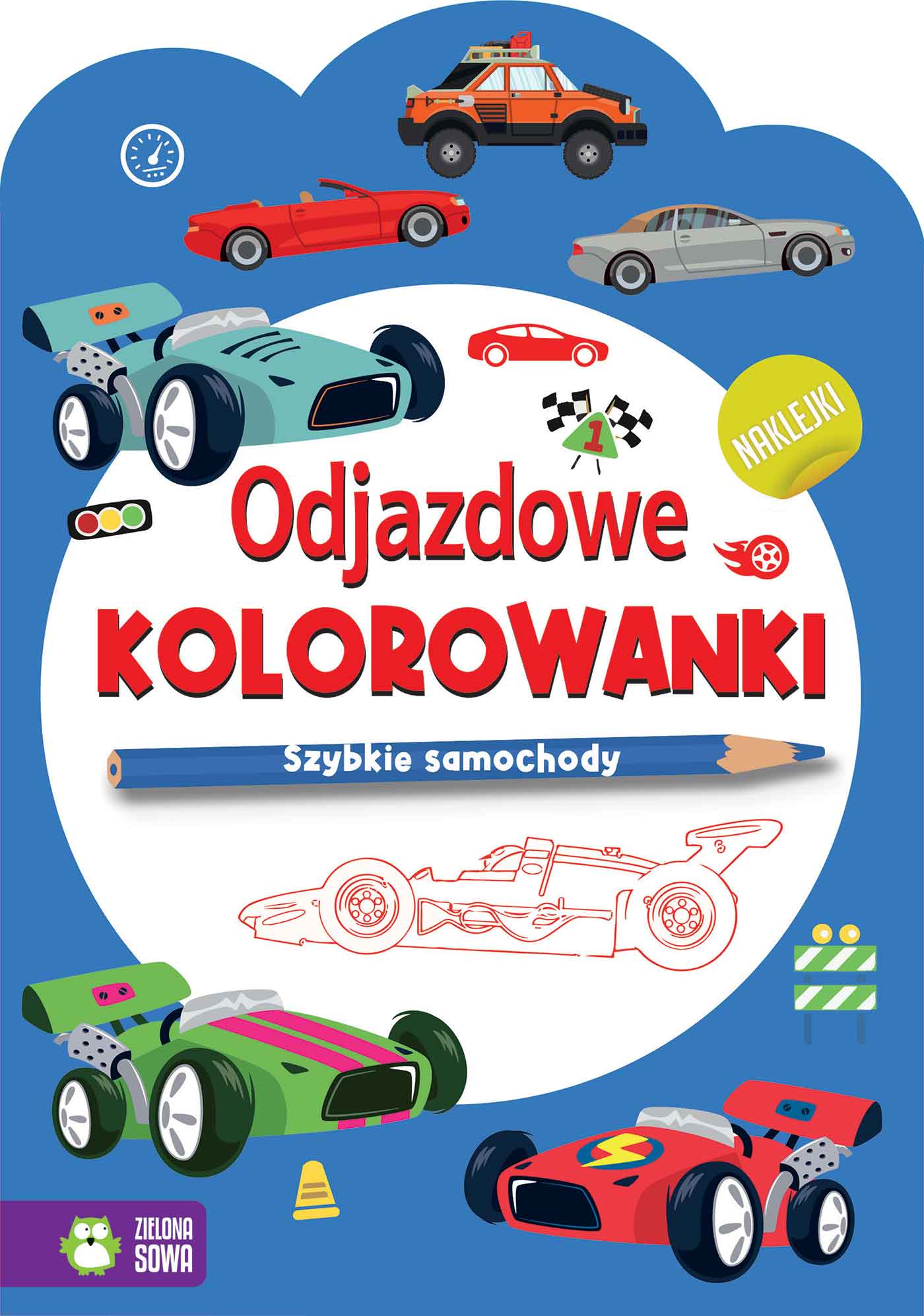 Odjazdowe kolorowanki Szybkie samochody