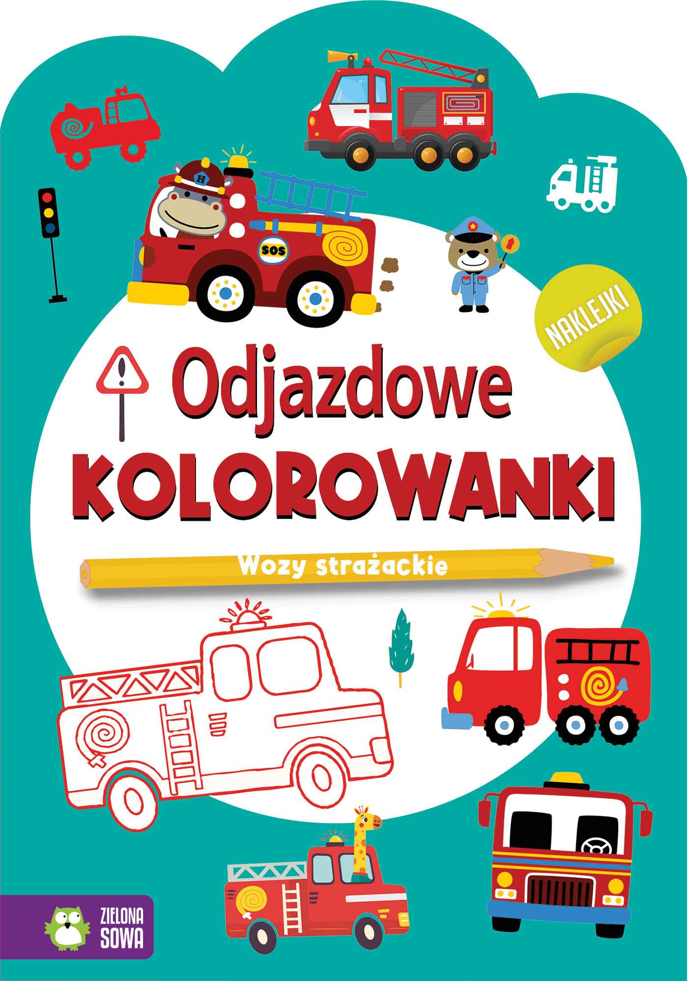 Odjazdowe kolorowanki Wozy strażackie