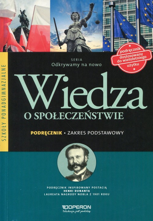 Wiedza o społeczeństwie. Odkrywamy na nowo. Zakres podstawowy. Klasa 1-3. Podręcznik - szkoła ponadgimnazjalna