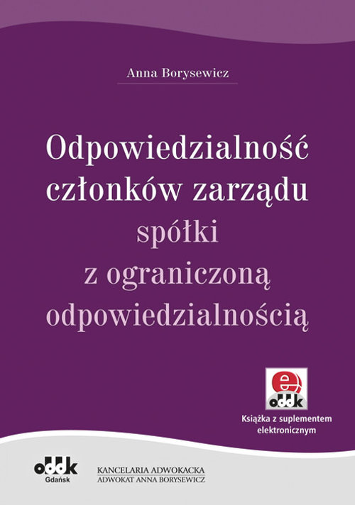 Odpowiedzialność członków zarządu spółki z ograniczoną odpowiedzialnością