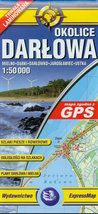 Okolice Darłowa  - mapa turystyczna (skala 1:50 000)