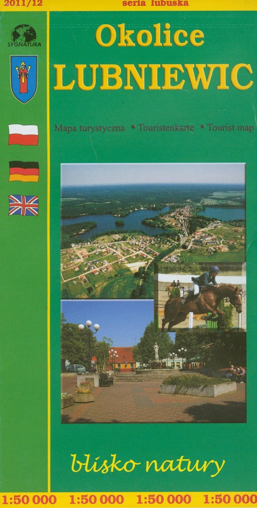Okolice Lubniewic mapa turystyczna (1:50 000)