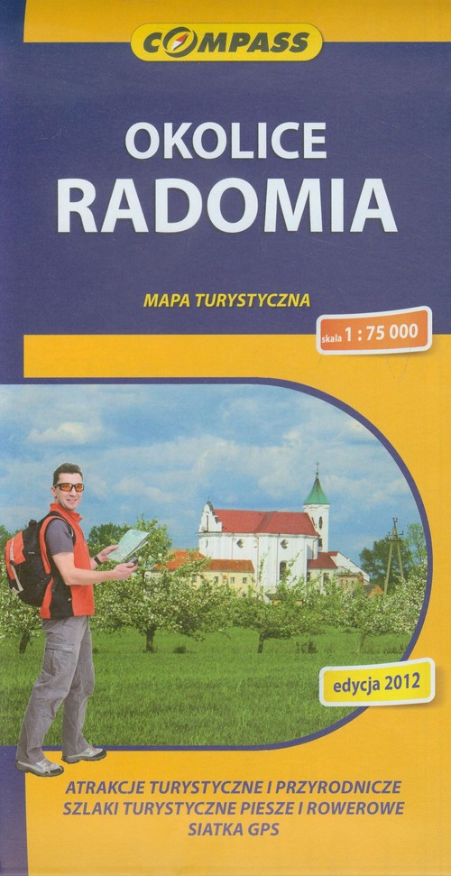 Okolice Radomia - mapa turystyczna skala 1: 75 000