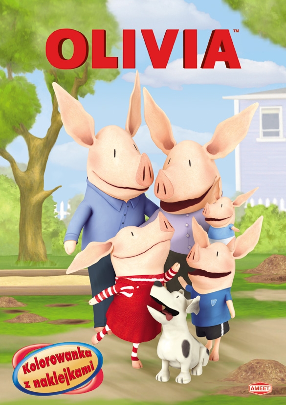 Olivia Kolorowanka z naklejkami