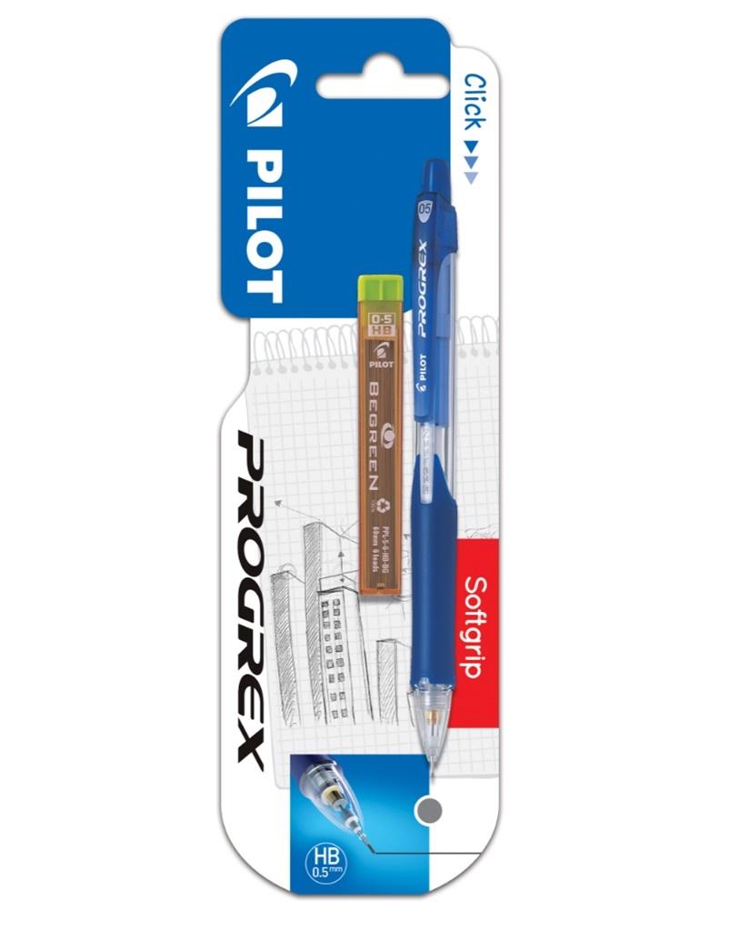 Ołówek automatyczny progrex x1 blister + rysiki Pilot