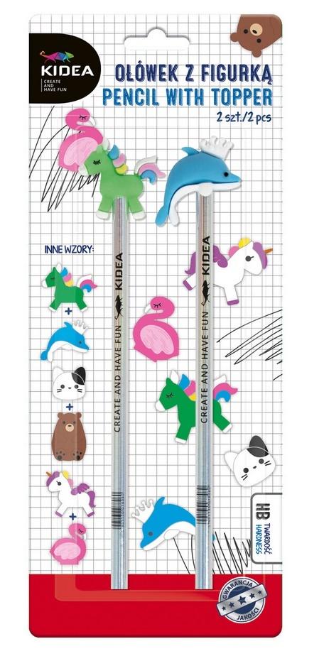 Ołówek z figurką Kidea 2 sztuki