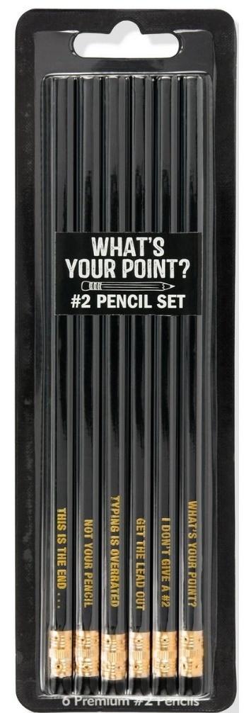 Ołówki czarne Peter Pauper Press 6 szt