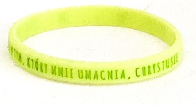 Opaska silikonowa dzieci - Wszystko - ziel wąska