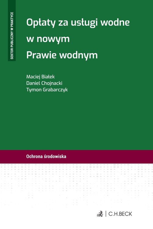 Opłaty za usługi wodne w nowym Prawie wodnym