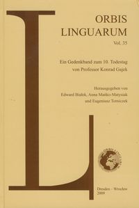 Orbis Linguarum vol.35