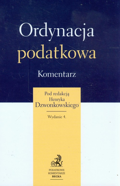 Ordynacja podatkowa Komentarz
