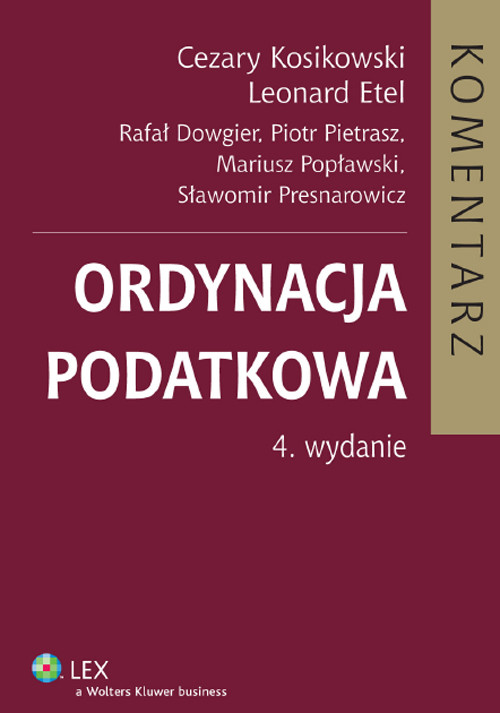 Ordynacja podatkowa. Komentarz