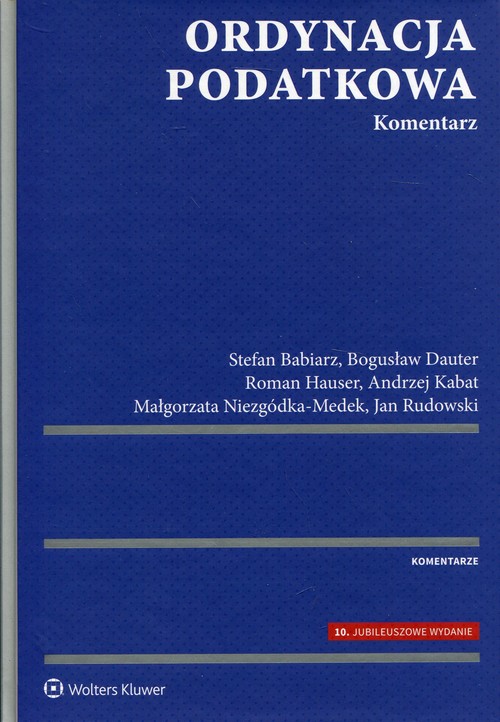 Ordynacja podatkowa Komentarz