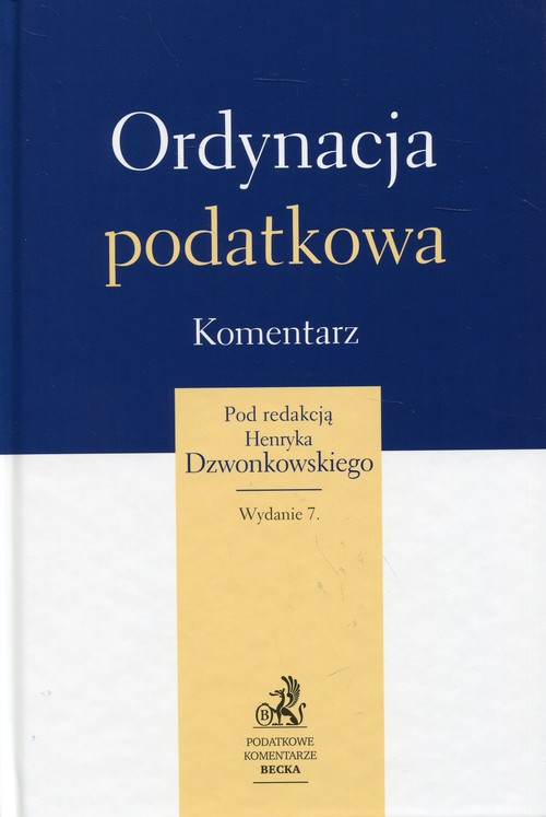 Ordynacja podatkowa Komentarz