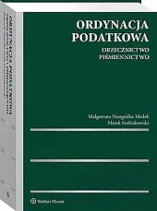 Ordynacja podatkowa Orzecznictwo Piśmiennictwo