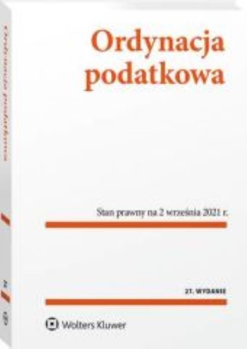 Ordynacja podatkowa Przepisy
