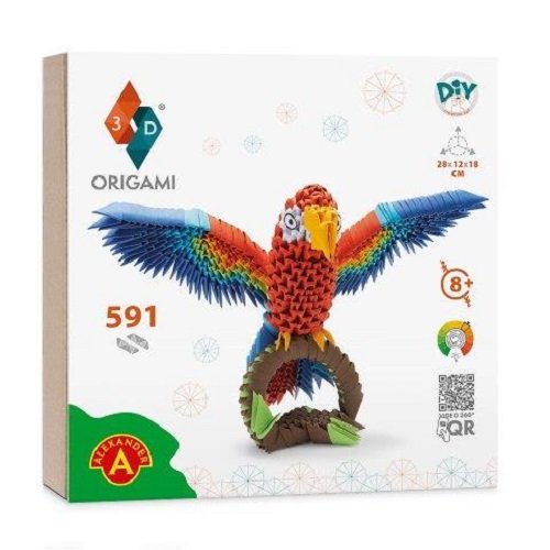 Origami 3D - Papuga/Parrot